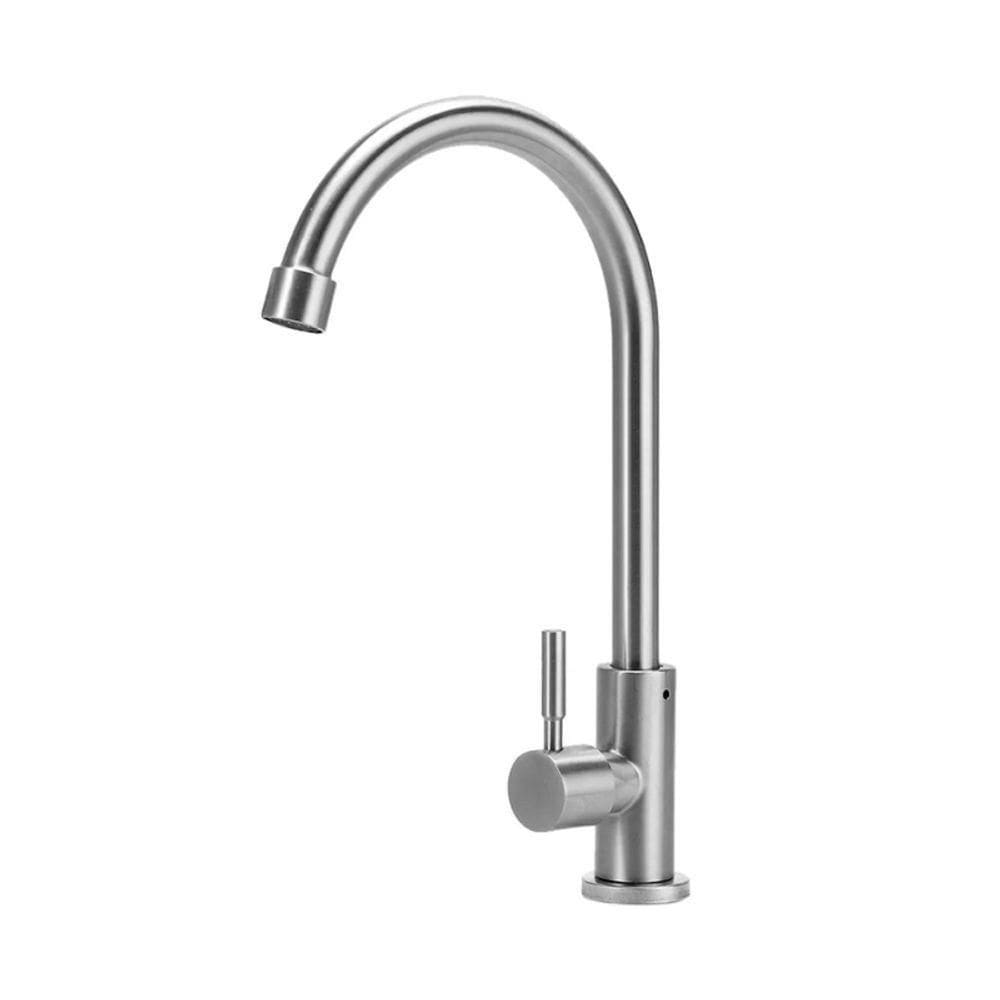 Torneira Escovada Tall 30cm Inox Prata
