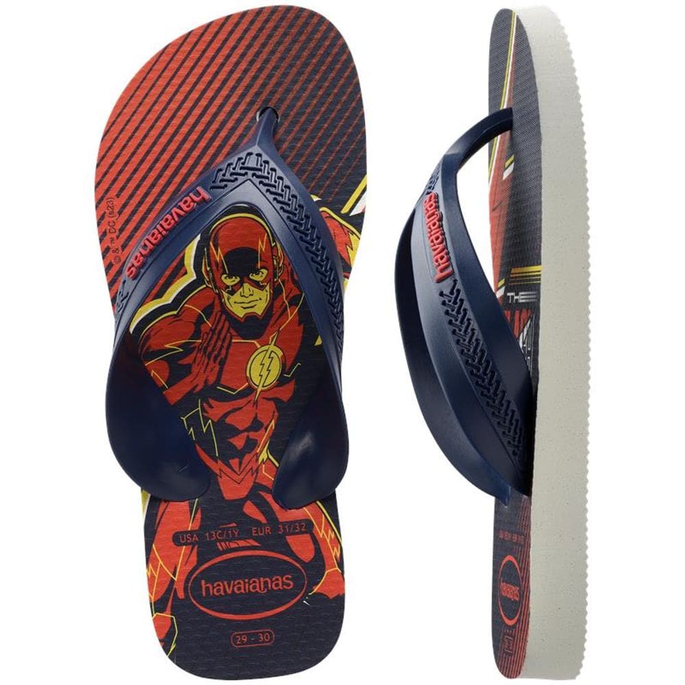 Sandalia Havaianas Kids Max Herois Branco 23/4