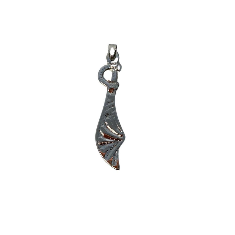 Pingente Espada 3 Cm Metal Niquelado