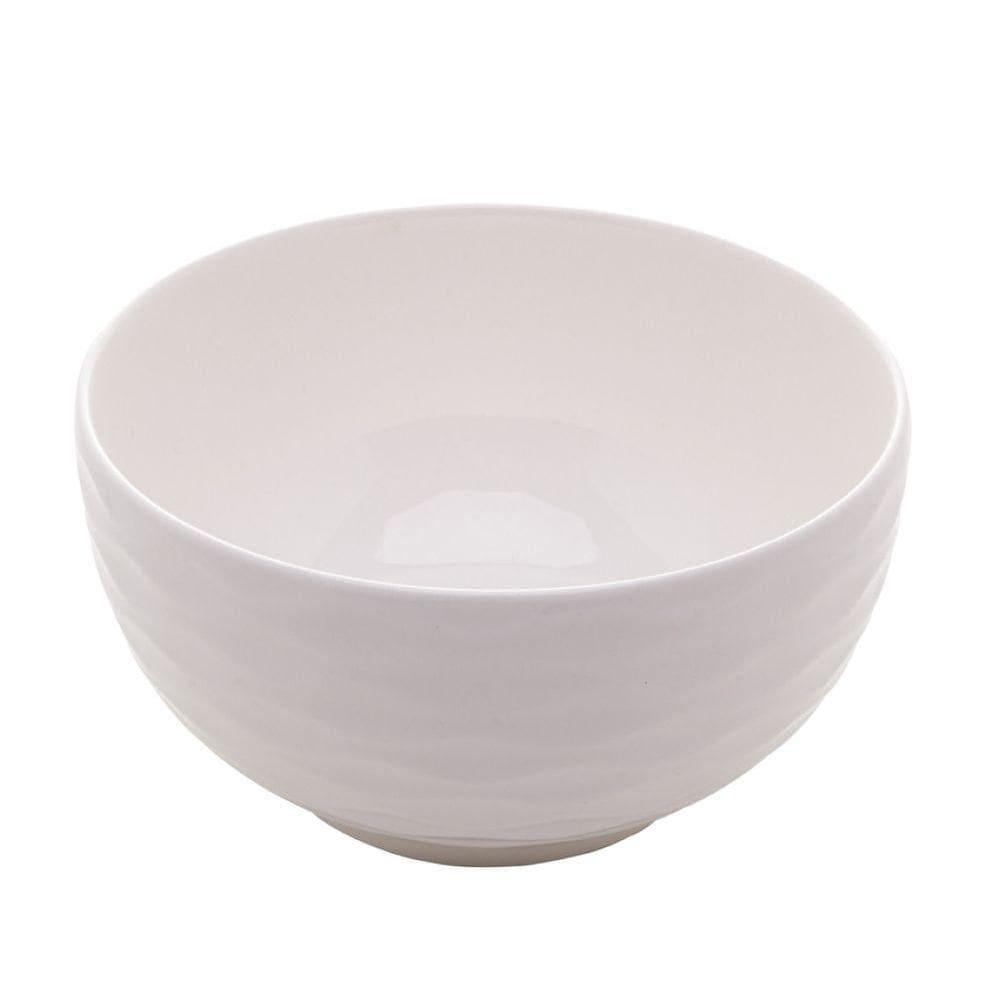 Bowl De Porcelana Tigela Cumbuca Cor Branco New Bone Lagos Lyor 11,5cm