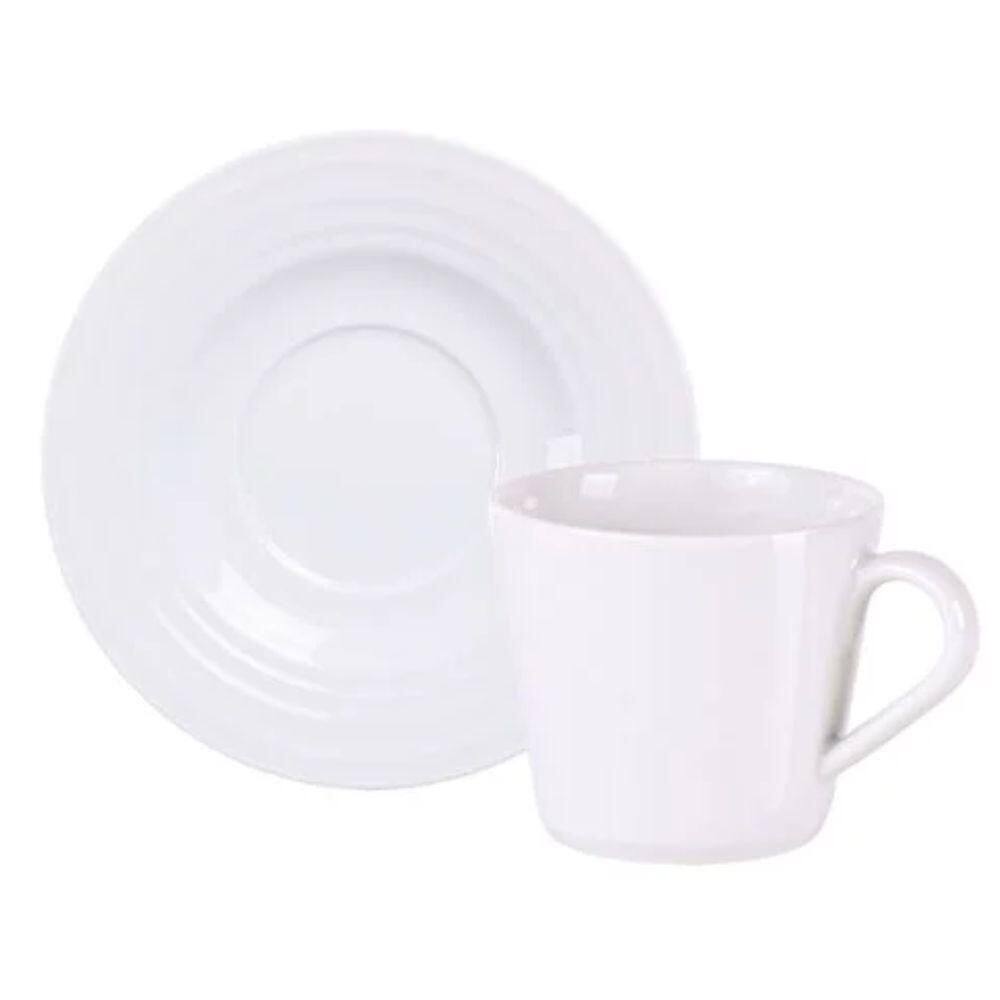 Xicara Cafe Porcelana C/ Pires Tramontina 70ml