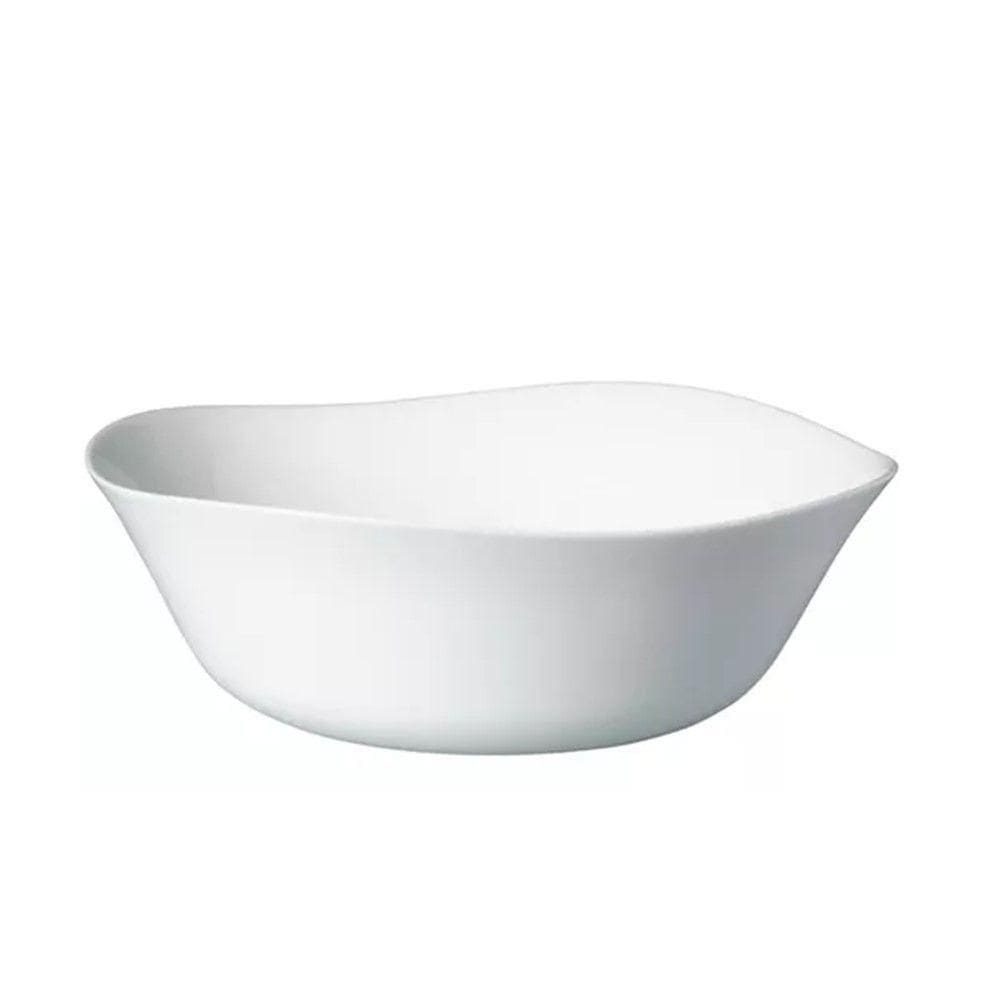 Bowl De Vidro Opalino Branco Quadrado Tigela Molho Sobremesa 12cm Em Casa Tem