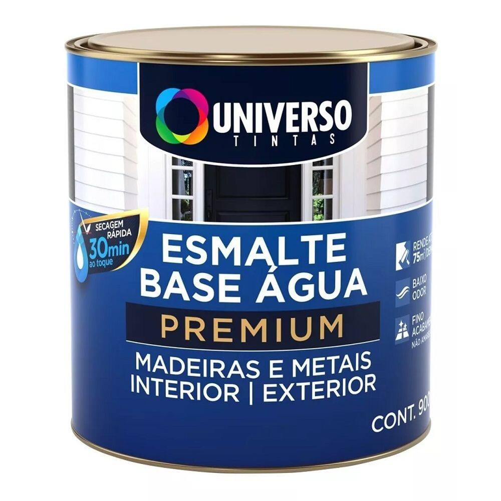 Esmalte Base Agua Premium Acetinado 900ML Branco Universo