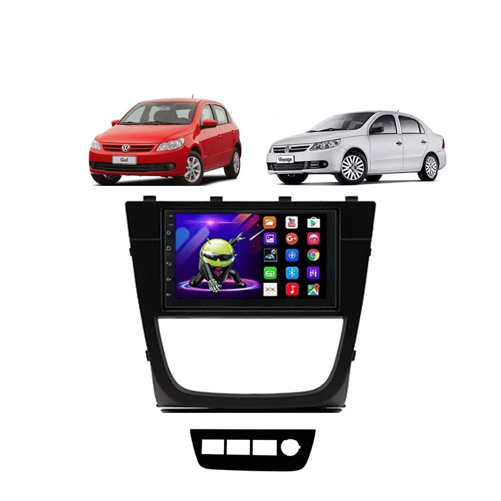 Kit Multimídia Gol Voyage G5 09 / 12 Android 7 Pol 2/32GB - Roadstar RS-815BR