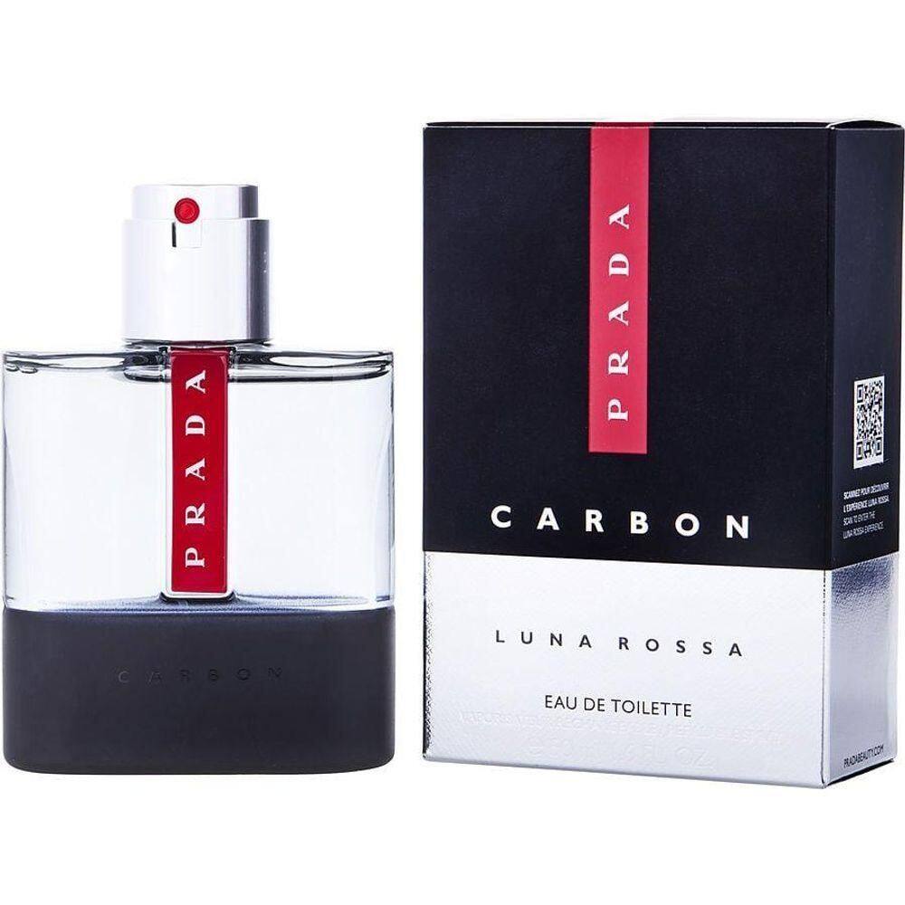 Perfume Masculino Prada Luna Rossa Carbon Edt Spray Recarregável 50 ml