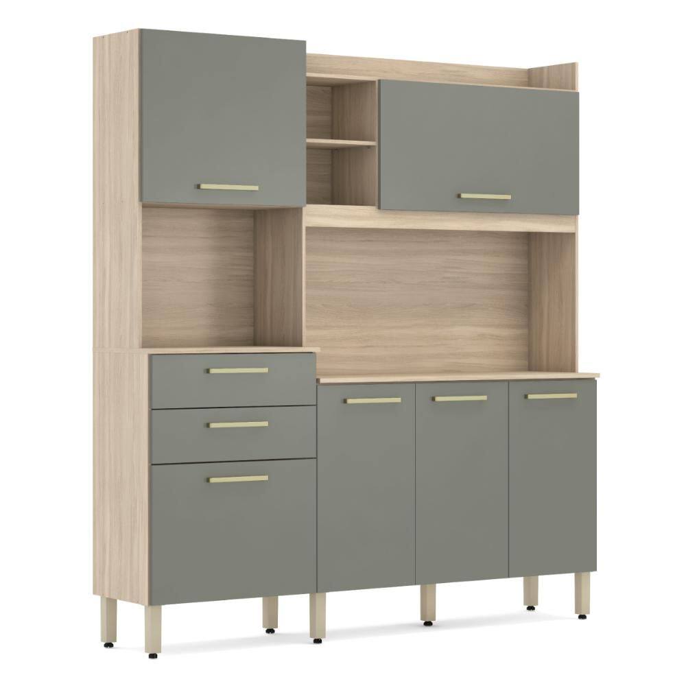 Armario de Cozinha Select com 6 Portas e 2 Gavetas