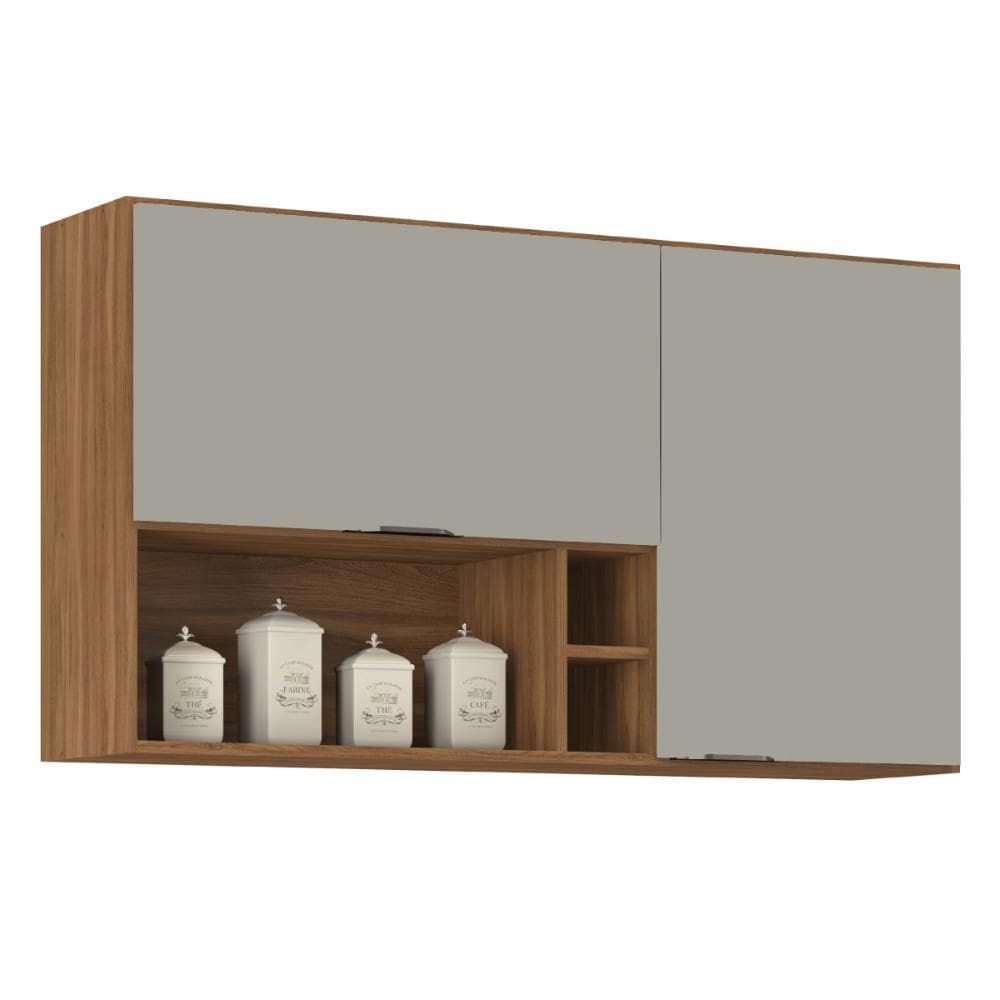 Armario Aereo Firenze Para Cozinha com 2 Portas 120 cm