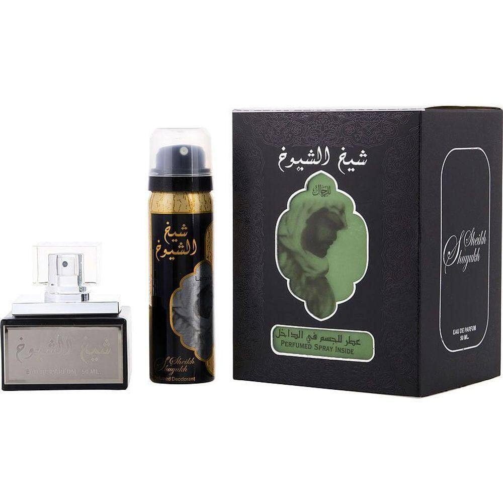 Perfume Unisex Lattafa Sheikh Al Shuyukh Edp Spray 50 ml&desodorante ml(black Edition)