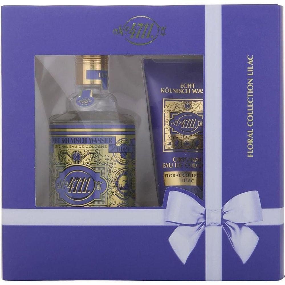 Perfume Unisex 4711 Floral Collection Lilac Eau De Colônia Spray 100 ml&gel Banho 50