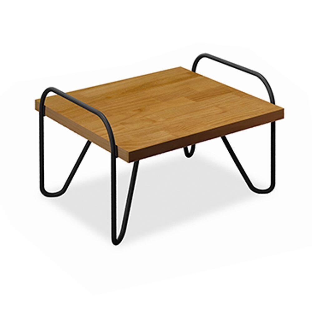 Mesa de Centro com Pés em Metal Tubular Gênova Naturale Luapa