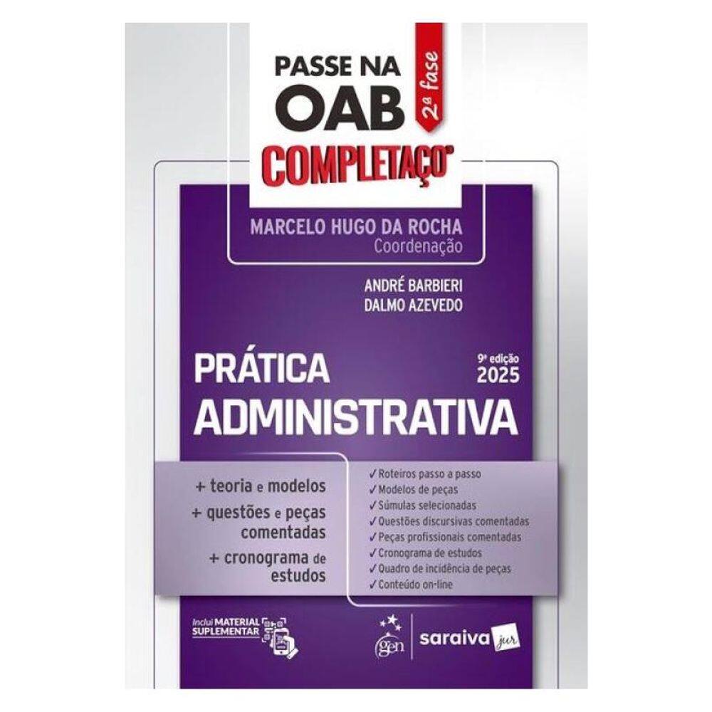 Passe Na Oab 2ª Fase - Completaço® - Prática Administrativa - 9ª Edição 2025