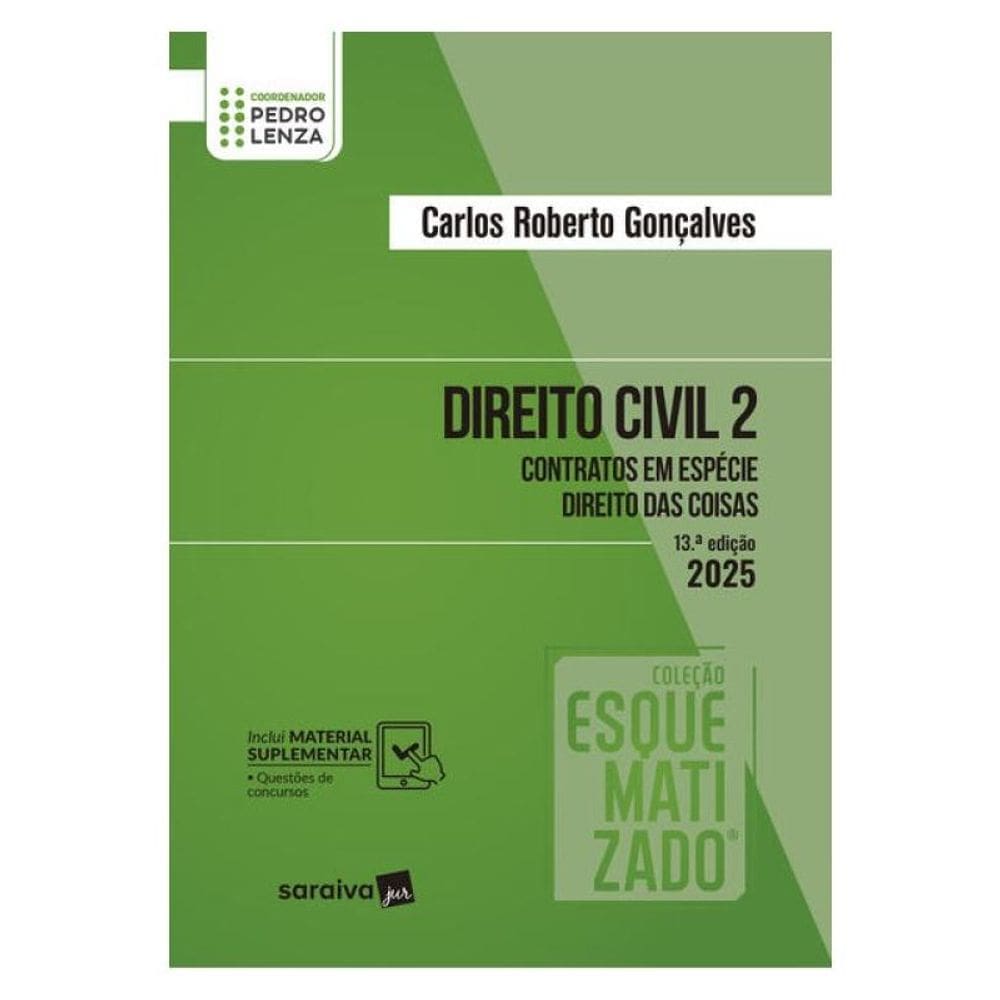 Direito Civil - Volume 2 - Coleção Esquematizado - 13ª Edição 2025