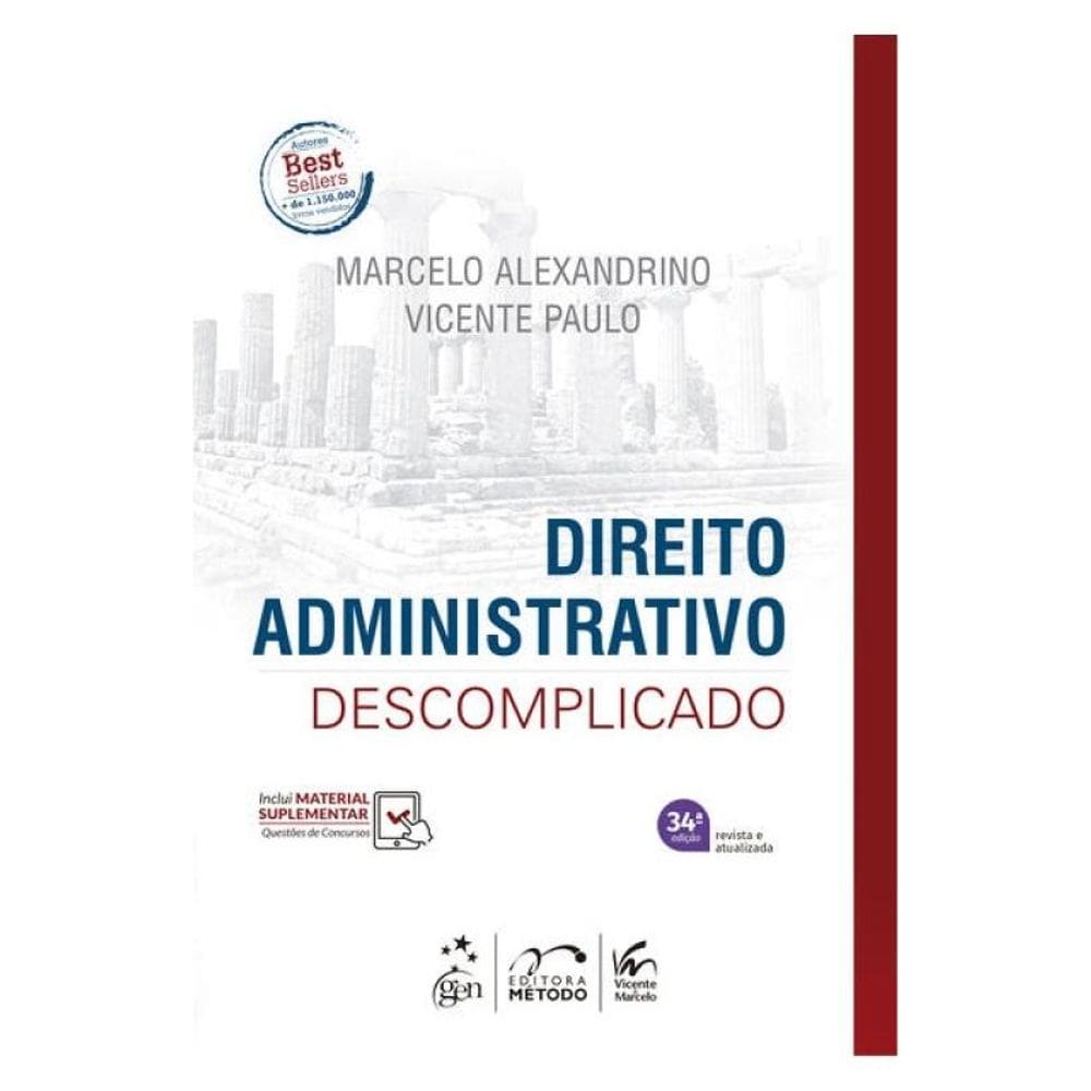 Direito Administrativo Descomplicado - 34ª Edição 2025