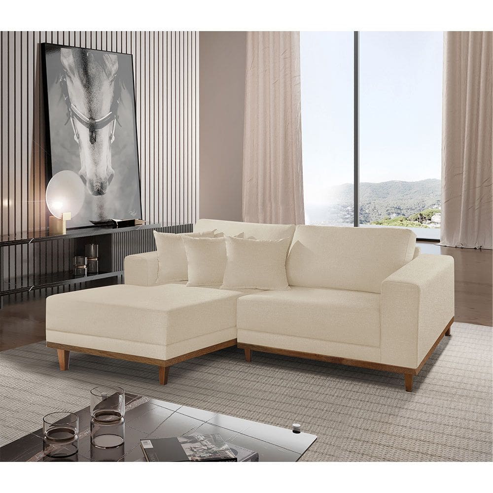 Sofá Cronos 185cm Chaise Lado Esquerdo Meu Sofá Online