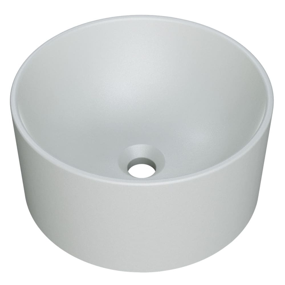 Cuba Pia Para Banheiro Redonda 26cm Celine C08 Cinza - Mpozenato