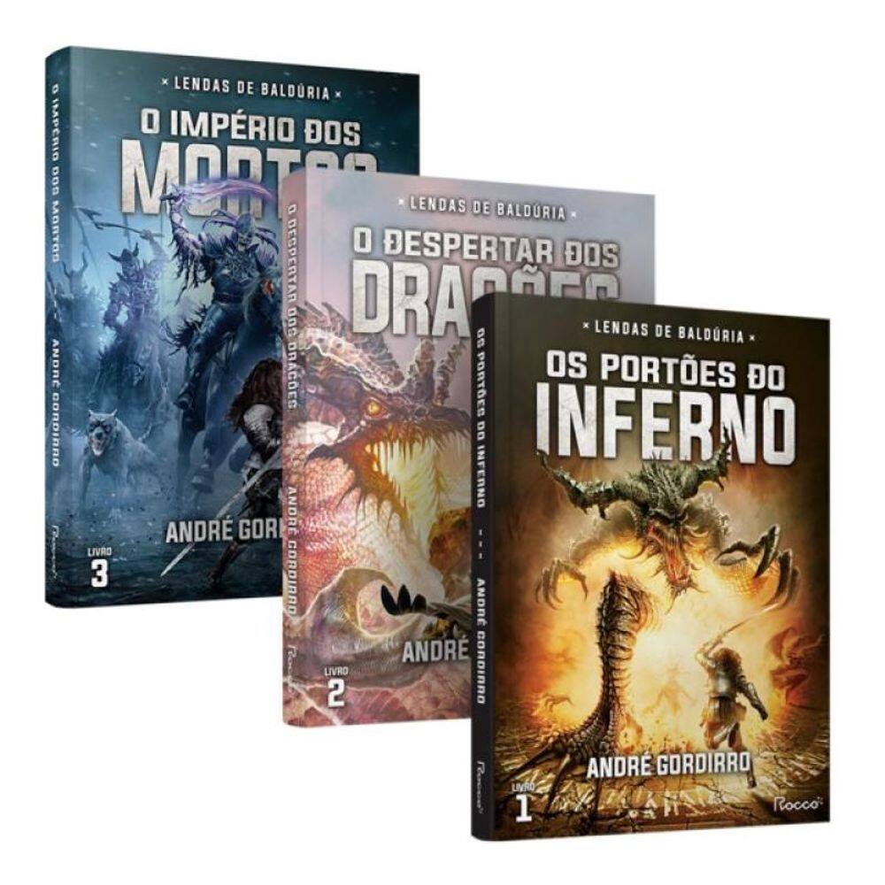 Kit Trilogia Lendas Da Baldúria + Pôster