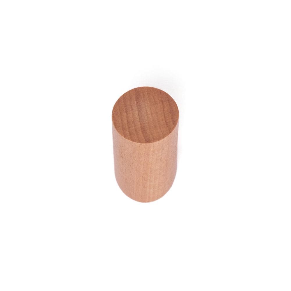 gancho de madeira para parede 3cm cabideiro roupa - Oikos