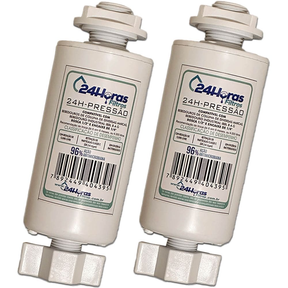 Kit 2 Filtro Refil Bebedouro Pressão Coluna Bag Compatível Várias Marcas Universal