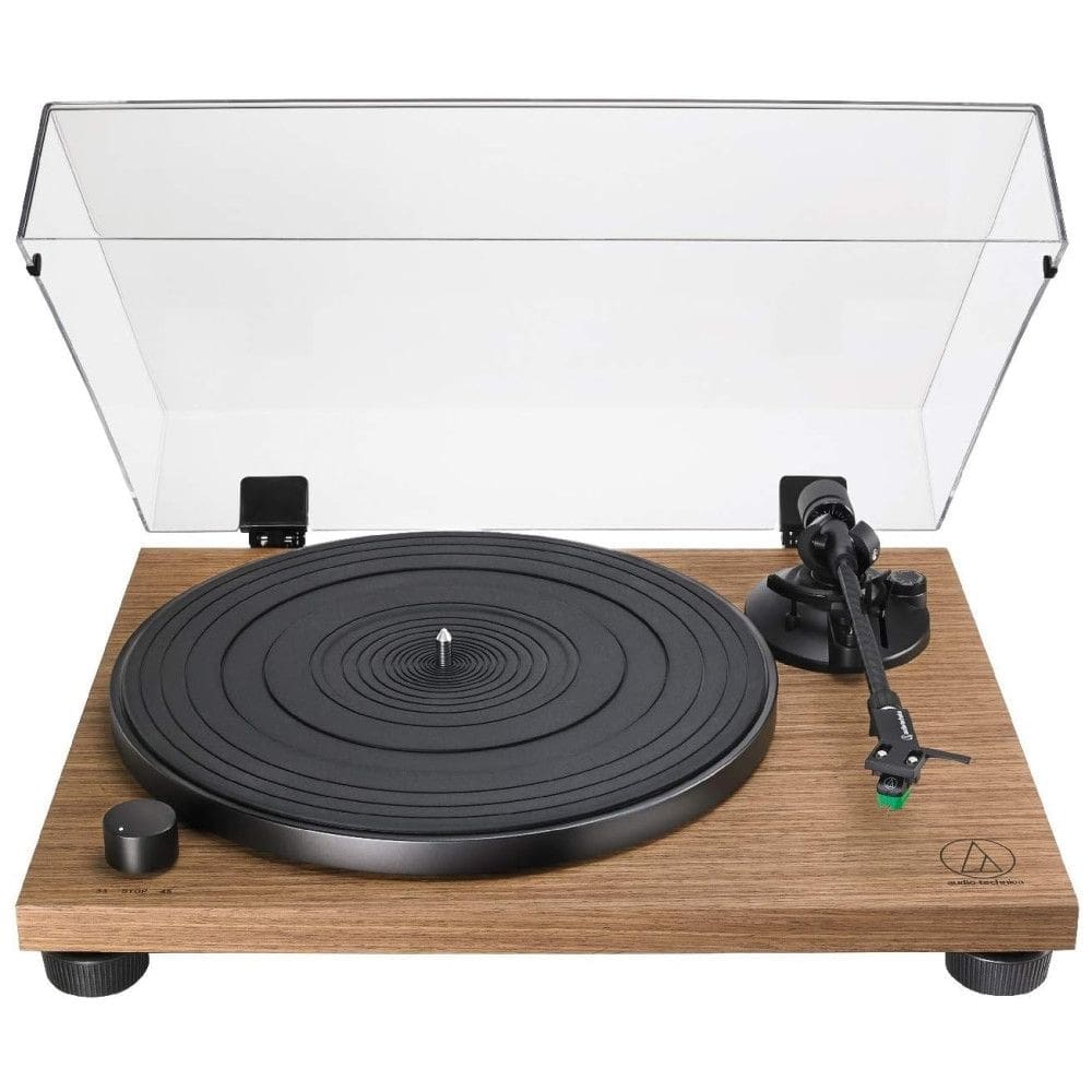 Vitrola Toca Discos 2 Velocidades com Controle Antiderrapante Dinâmico, 110v, AUDIO TECHNICA AT LPW40WN, Marrom