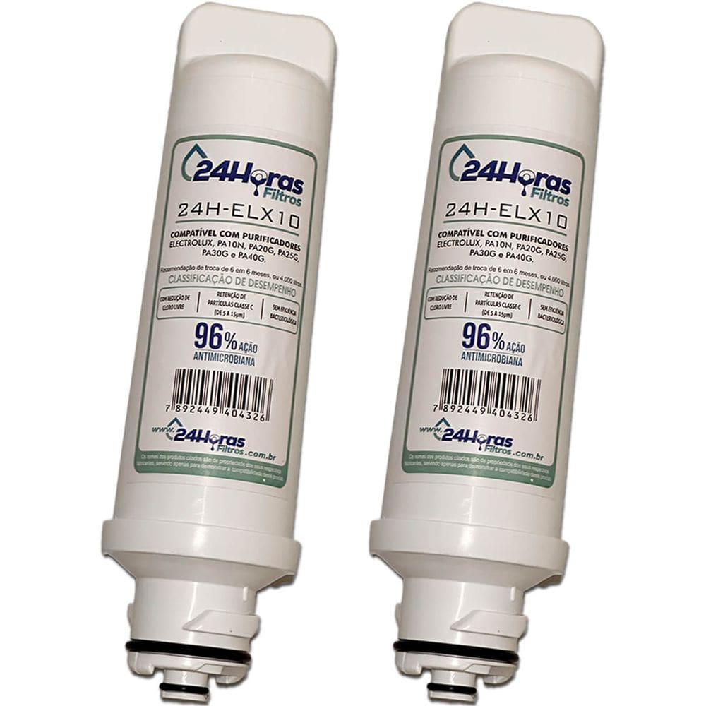 Kit 2 Filtro Refil Compatível Electrolux PA10 PA20 PA25 PA30 PA40 PAPPCA10
