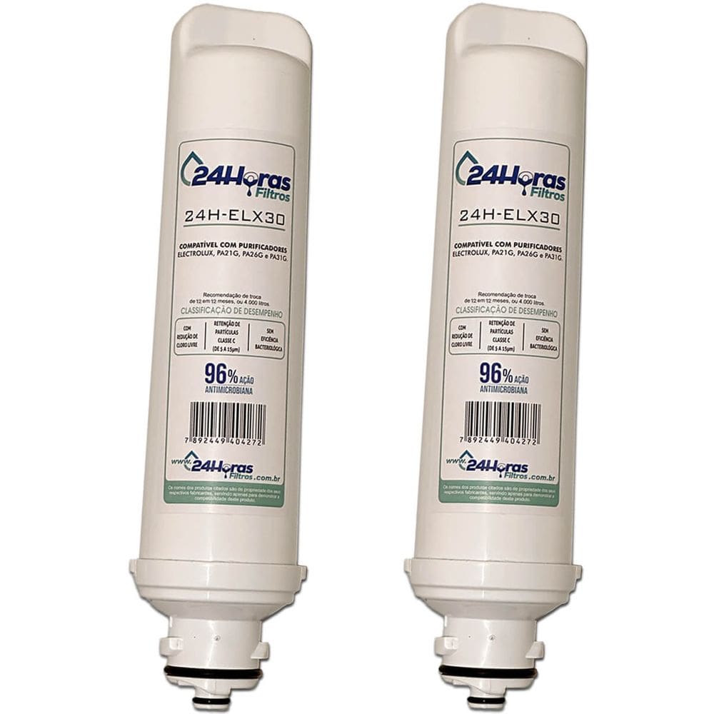 Kit 2 Filtro Refil Compatível Electrolux PA21 PA26 PA31 PAUFCB30