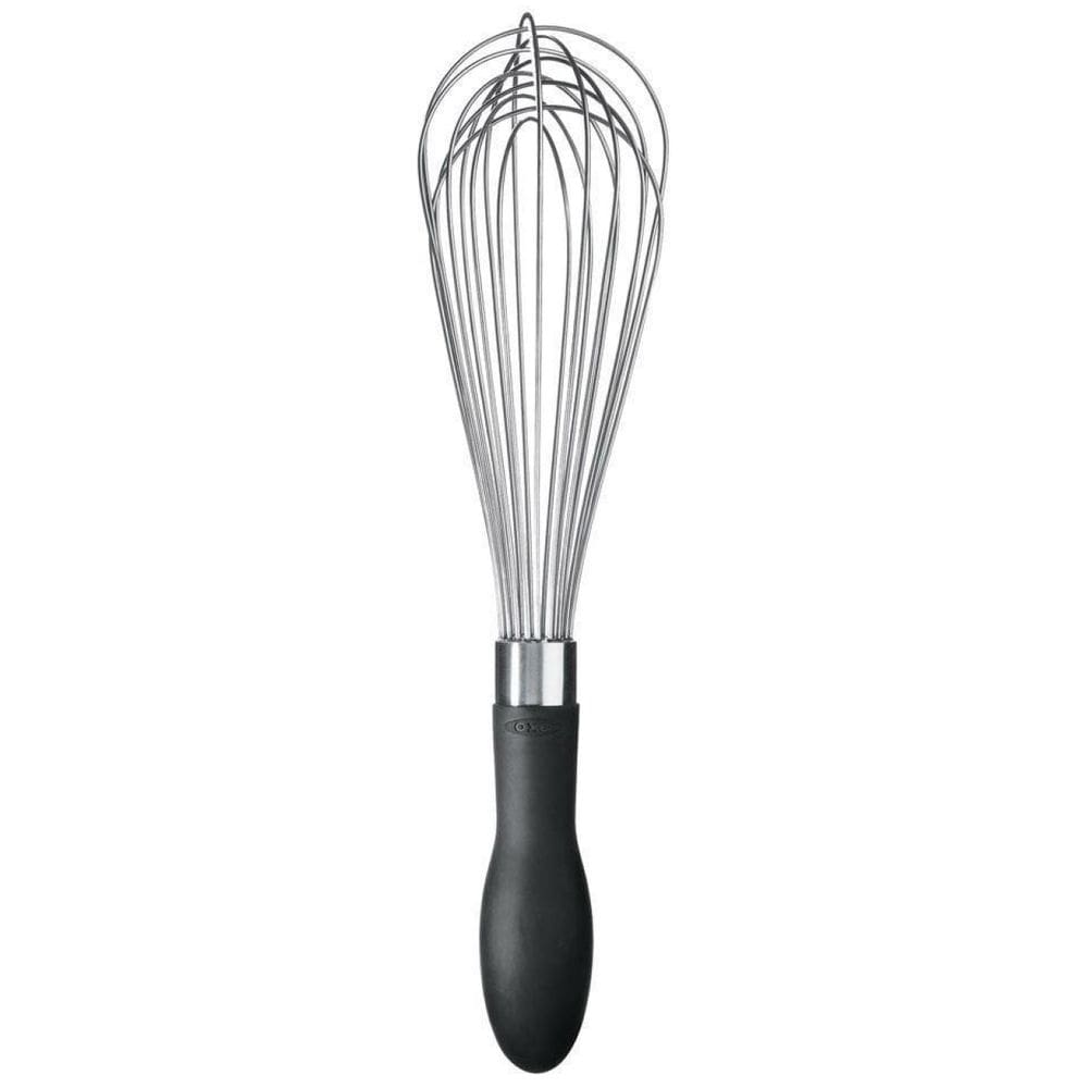 Batedor Fouet Grande Oxo 28Cm Cabo Silicone - preta