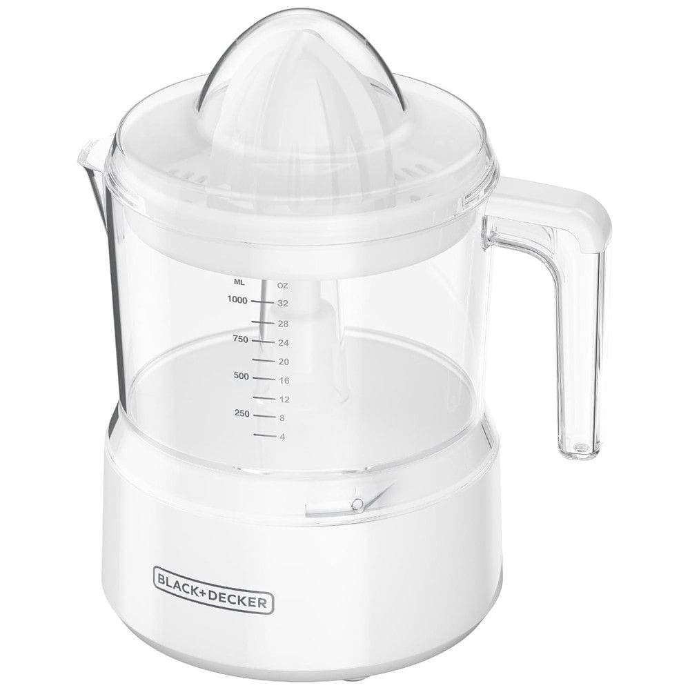 Espremedor Elétrico 1L para e Limão de Plástico, 110v, BLACKDECKER CJ650W, Branco