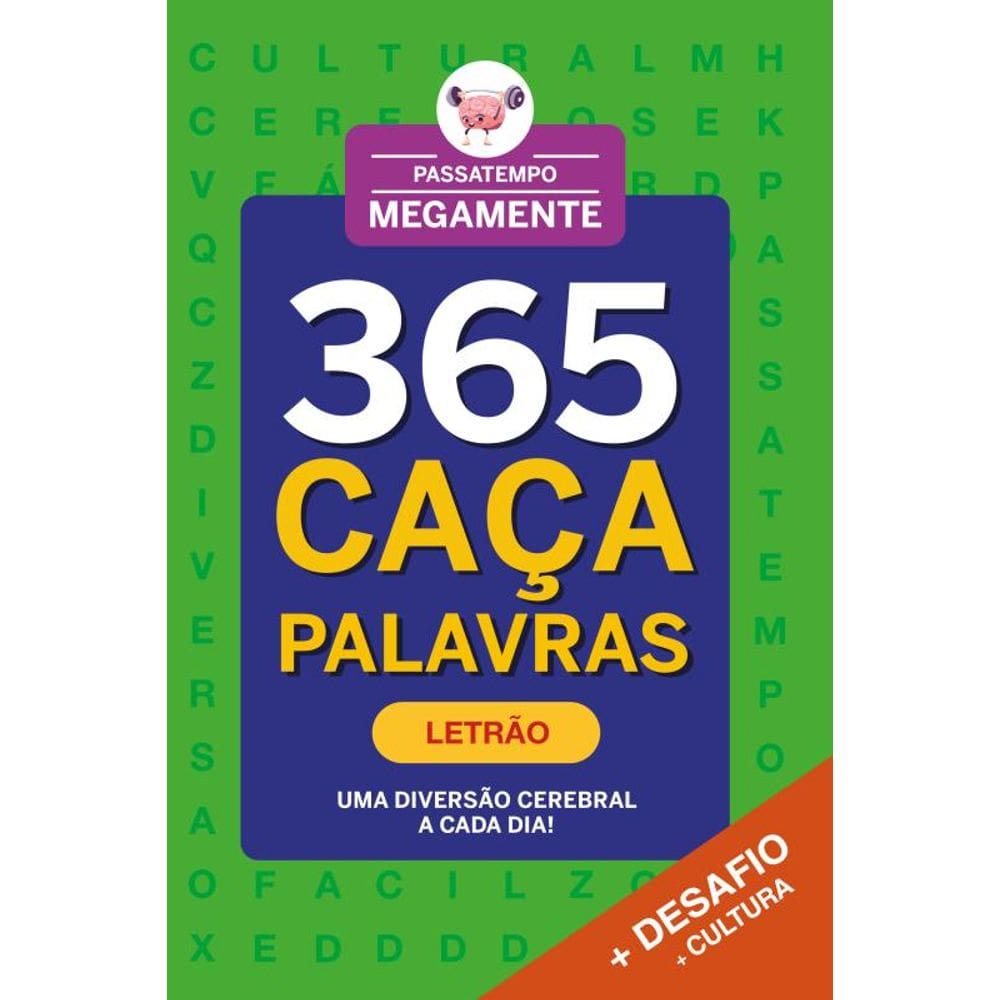 Passatempo Megamente 365 Caça-Palavras - Letrão