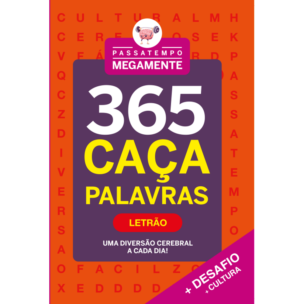Passatempo Megamente 365 Caça-Palavras - Letrão