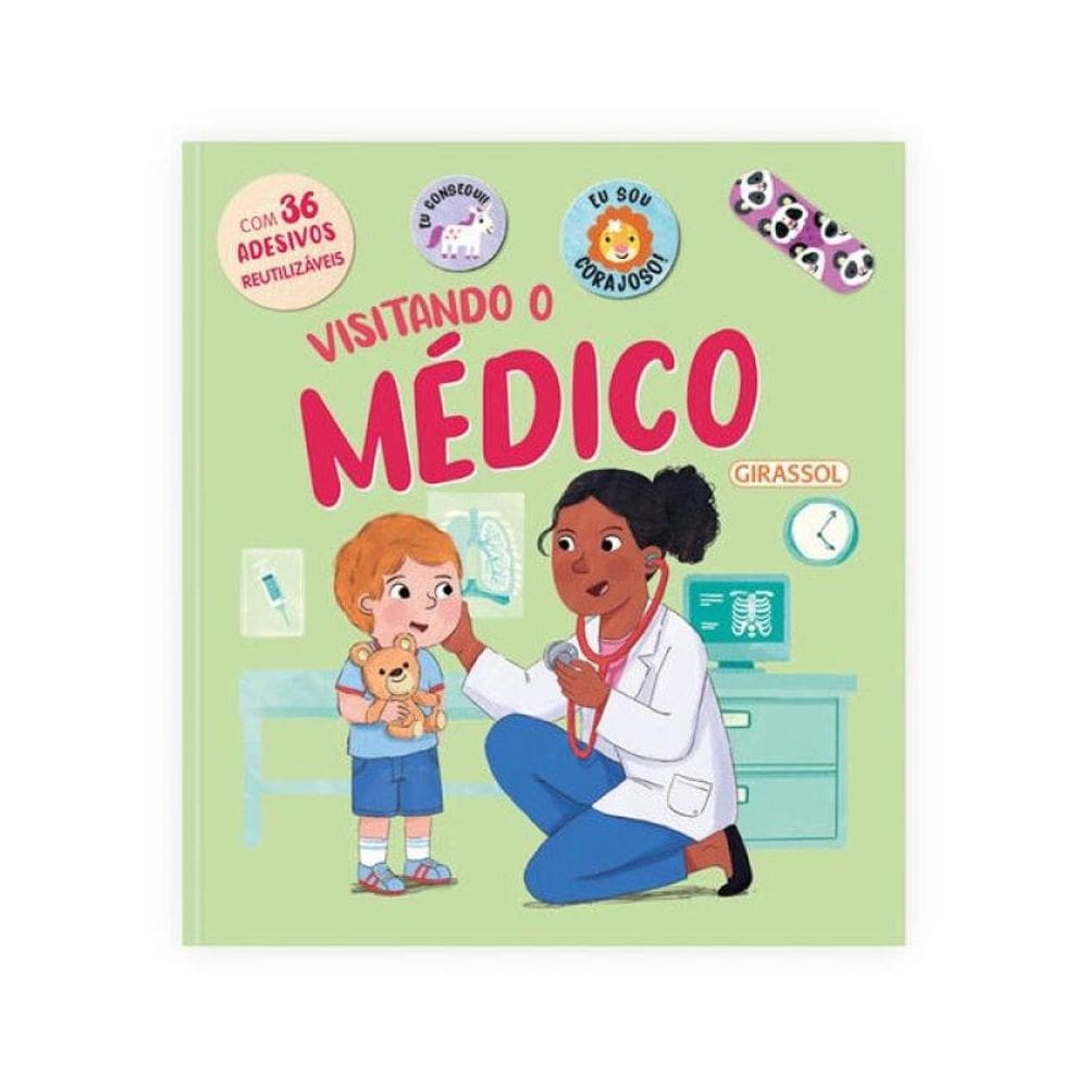 Visitando O Médico - Com Adesivos Fofos E Reutilizáveis!