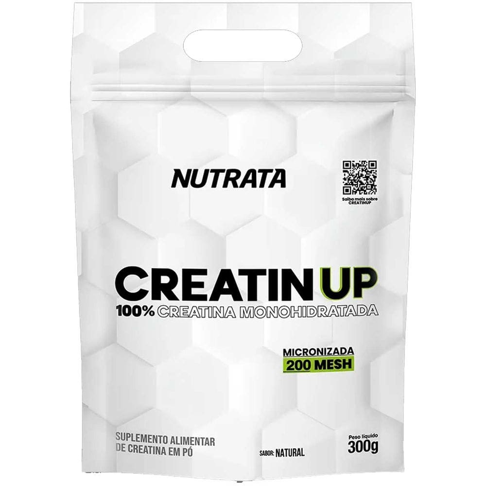 Creatina Monohidratada 300g 100% Pura Nutrata Sem Sabor