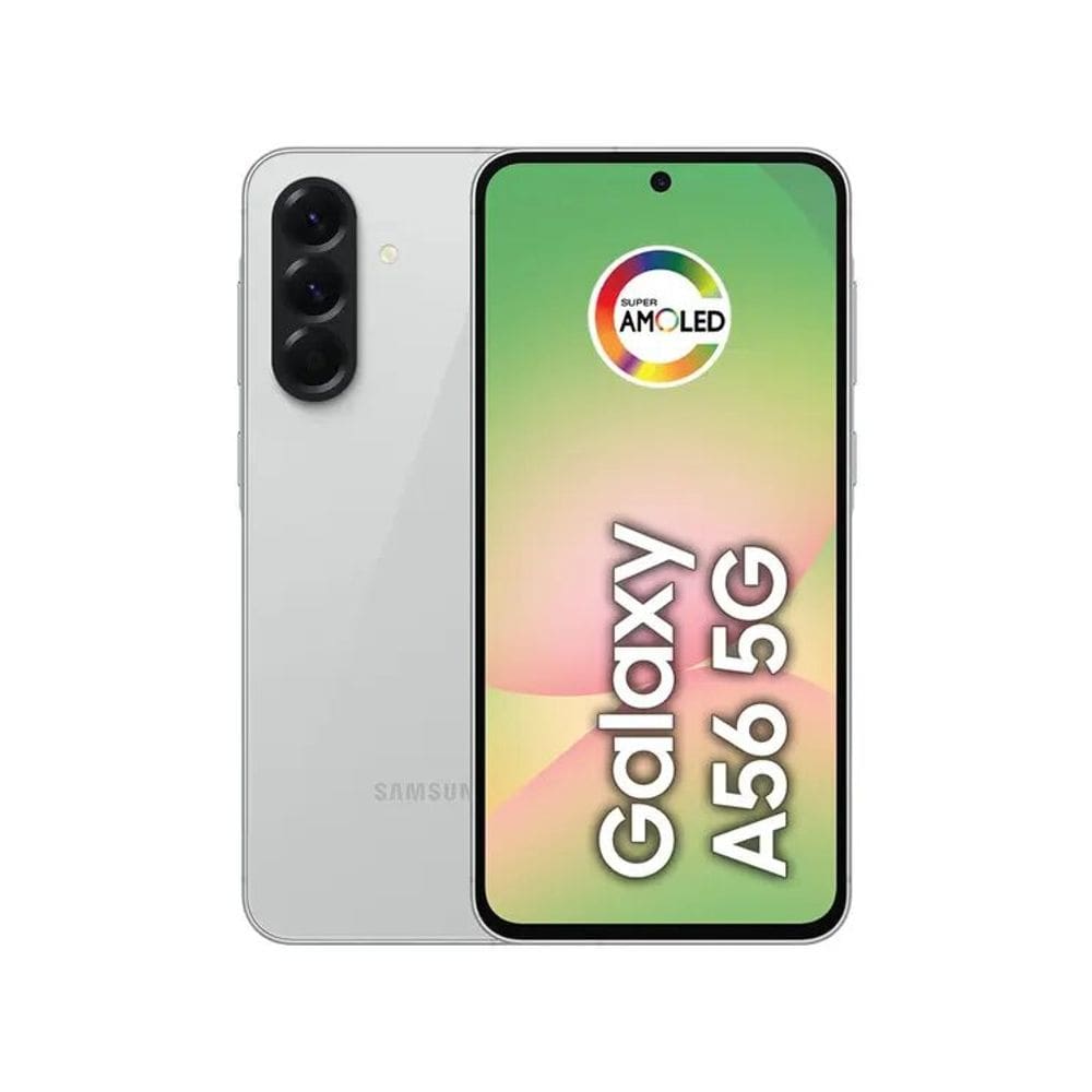 Smartphone Samsung Galaxy A56 128GB - Cinza, 5G, Câmera Tripla 50MP, RAM 8GB, Tela 6.7\"