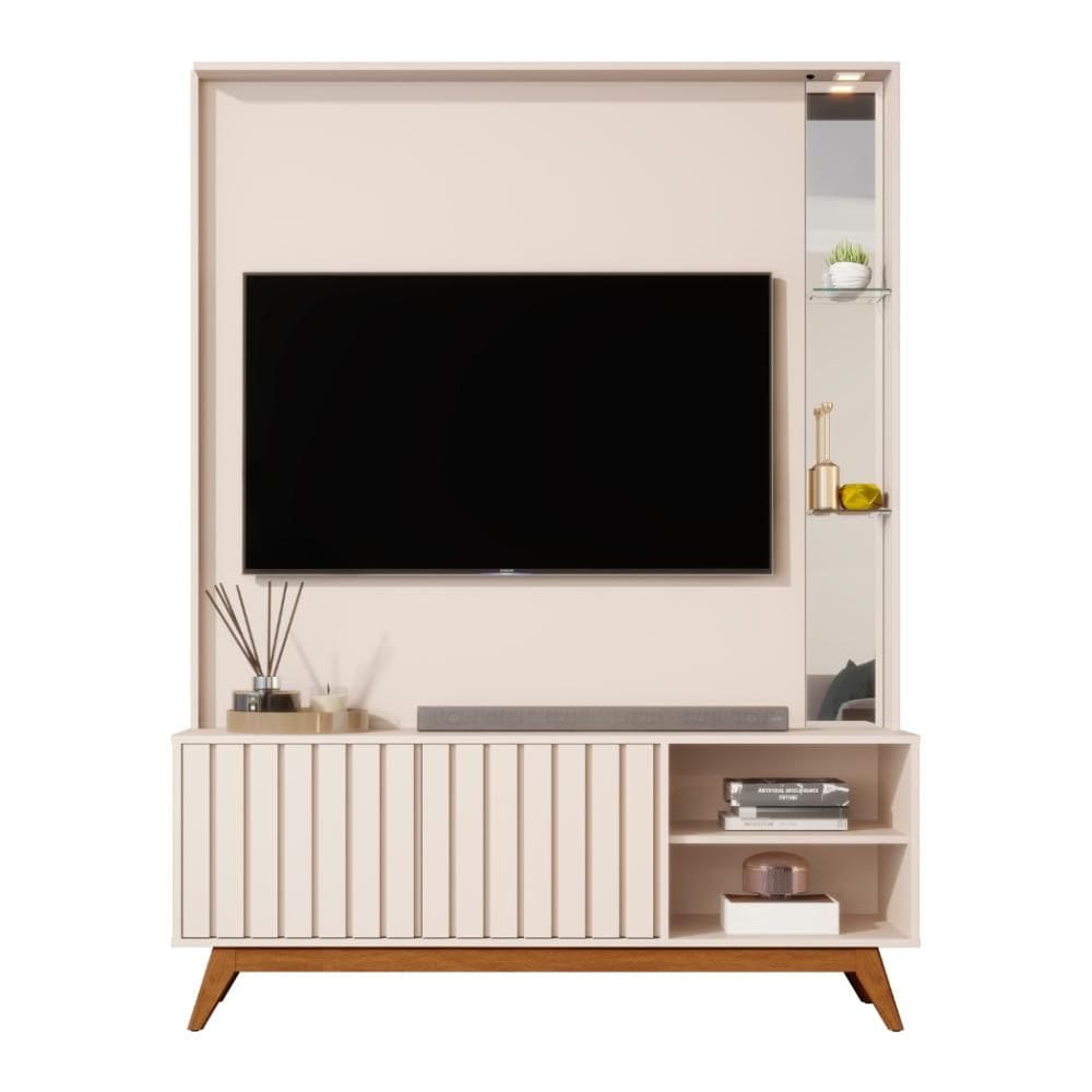 Home Para Tv Até 55 Polegadas 1.4 Açai Off White JB Bechara