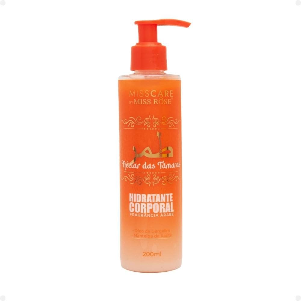 Hidratante Corporal Miss Rôse Fragrância Árabe Néctar das Tâmaras 200ml