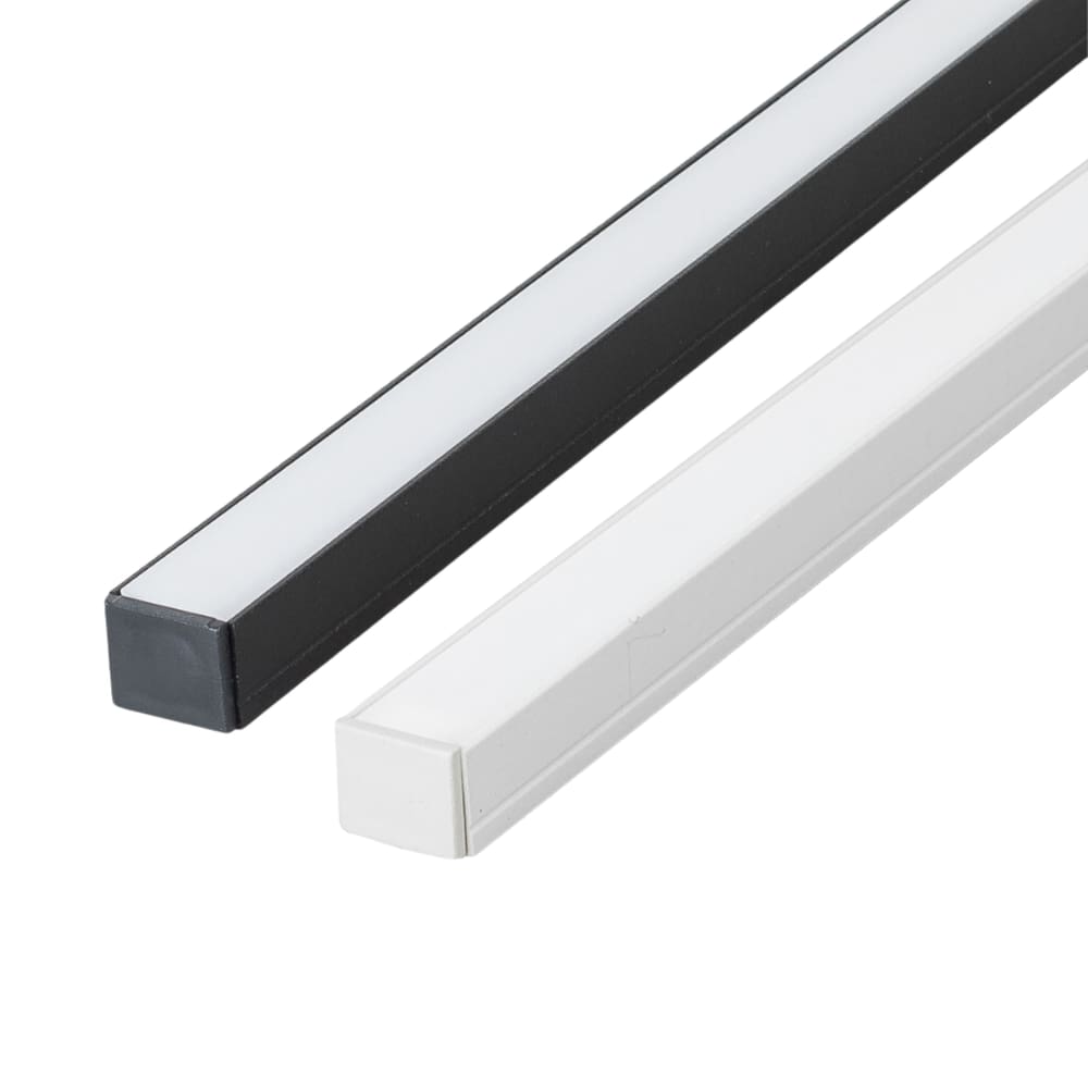Kit 10 Perfil de Led Reforçado Sobrepor 17x14mm 1m Fita Led