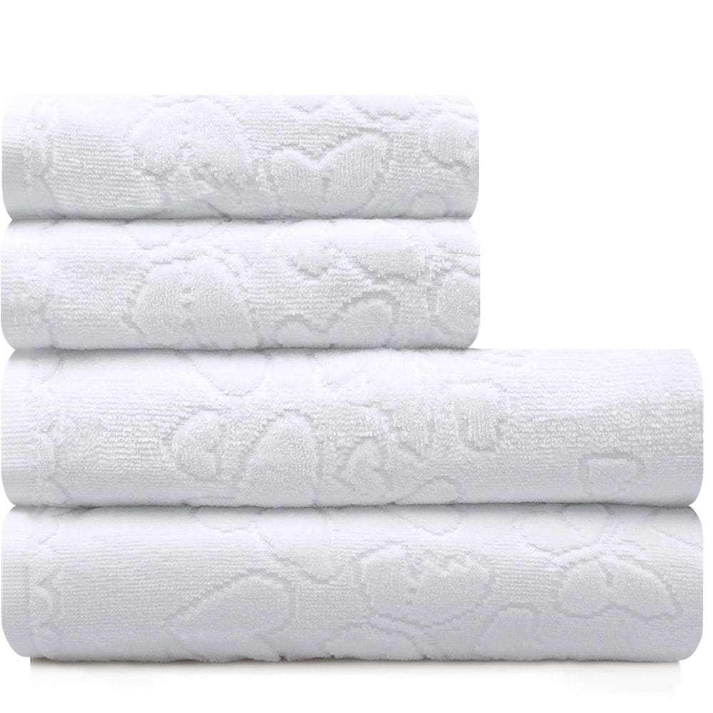 Jogo de Toalhas Banho e Rosto Dohler 100% Algodão Romance