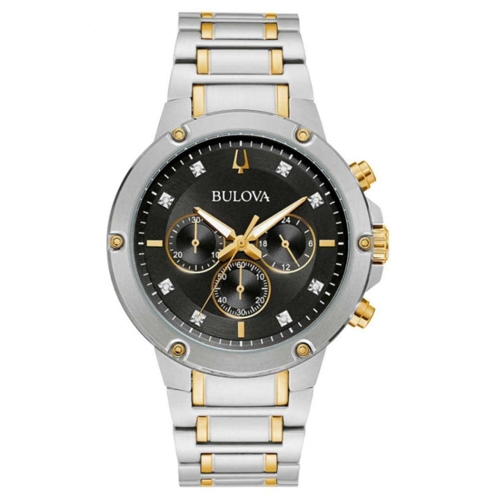 Relógio Bulova Diamond Classic Chronograph 98d159