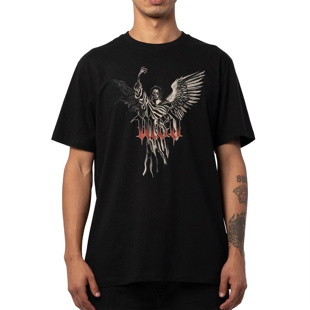 Camiseta MCD Caveira Anjo WT25 Masculina Preto