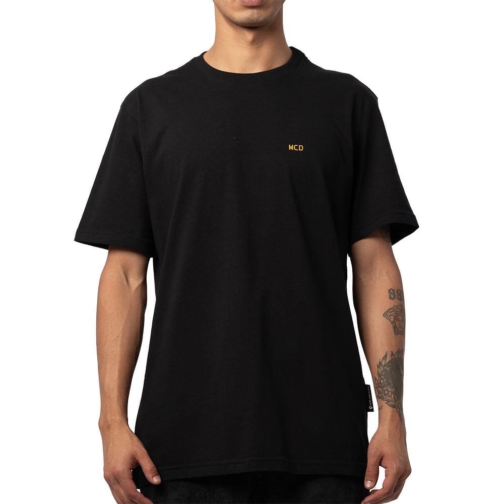 Camiseta MCD Caveira Dourada WT25 Masculina Preto