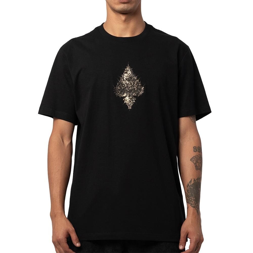 Camiseta MCD Espada Espinhos WT25 Masculina Preto/Dourado