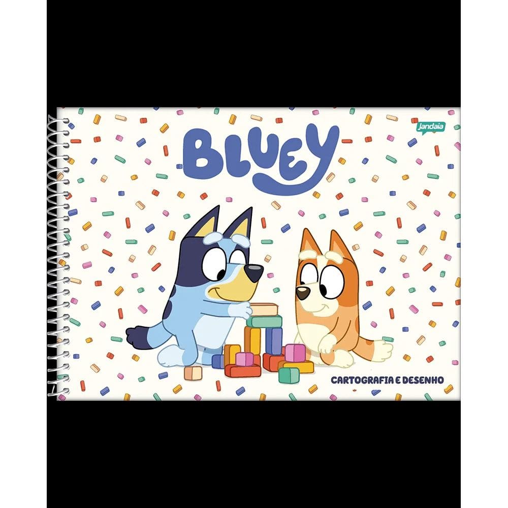 Caderno Desenho 80 Folhas Bluey Jandaia 2025