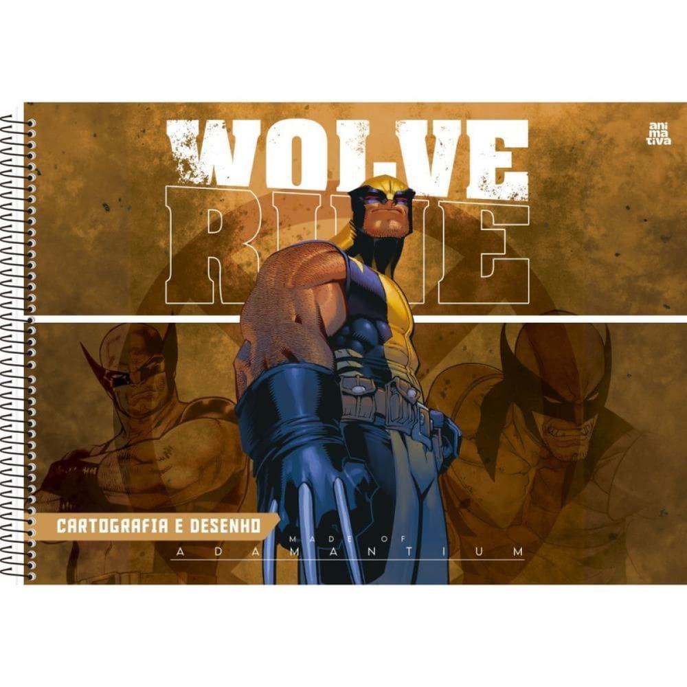 Caderno Desenho 60 Folhas X-men Animativa 3746