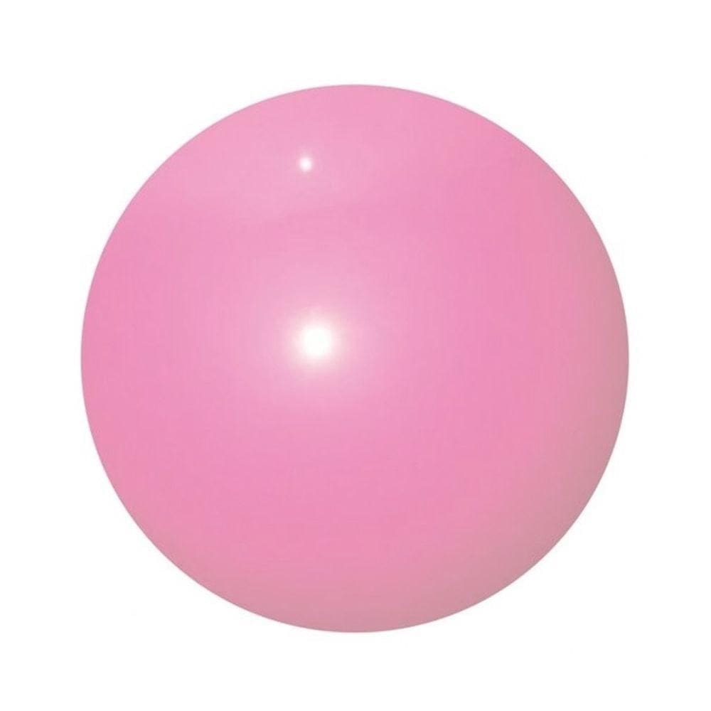Bola De Vinil Lisa Rosa Claro - 14 Polegadas - 1 Unidade