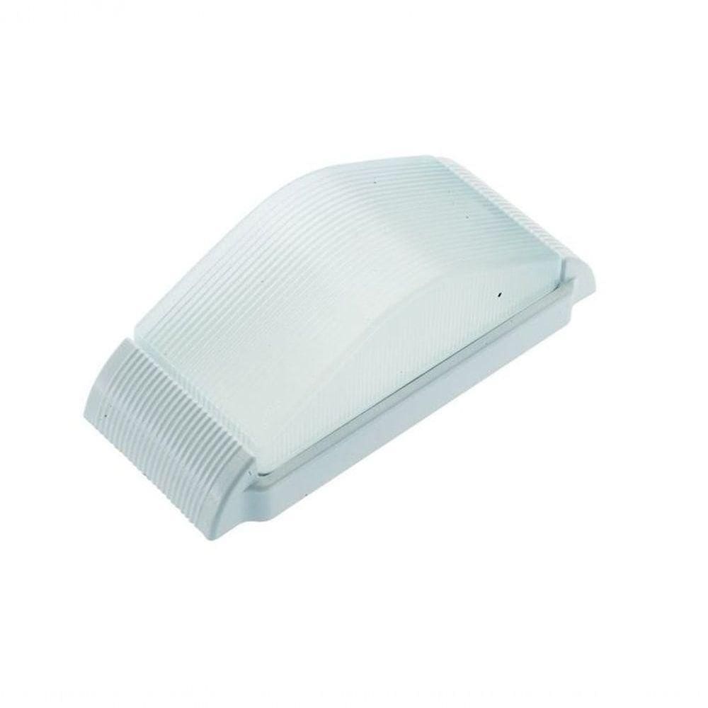 Arandela Face 295 Branca Lente Cristal 1xe27 Dital