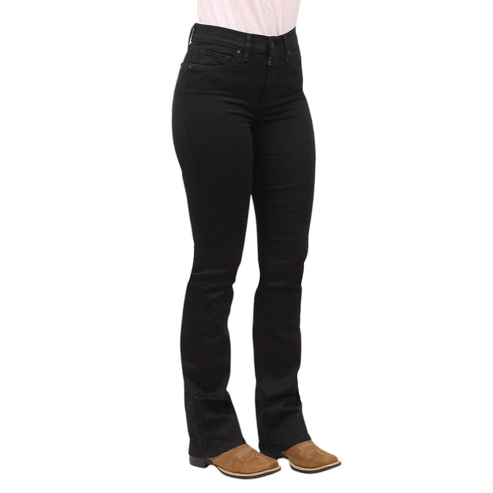 Calça Feminina Preta 315 Shaping Bootcut Levi`s 37837