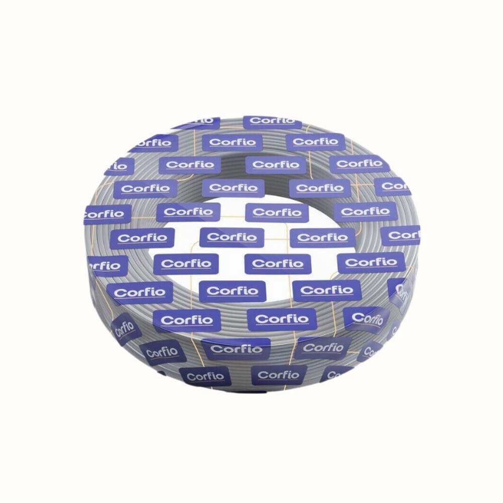 Rolo com 100m de Cabo de Cobre 750V 2,5mm² Cinza - Corfio