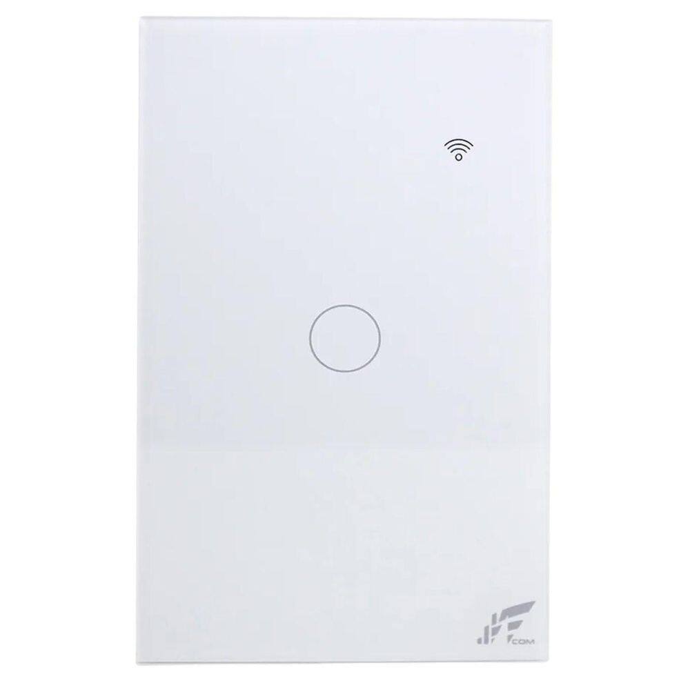 Interruptor Touch Inteligente Wi-Fi Rf 433Mhz Jwcom 1 Botão