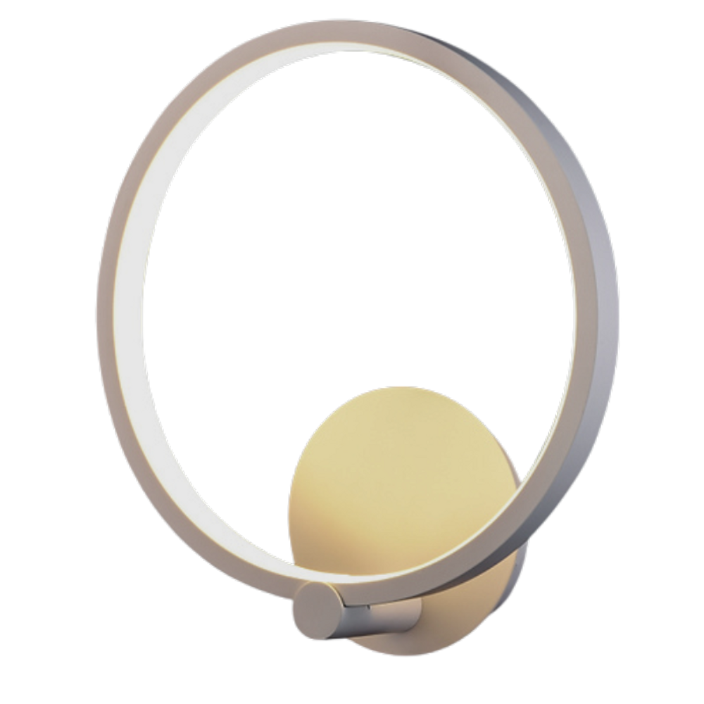 Luminária Redonda Geometric LED Dimerizável 0631 Bivolt 10W Branco