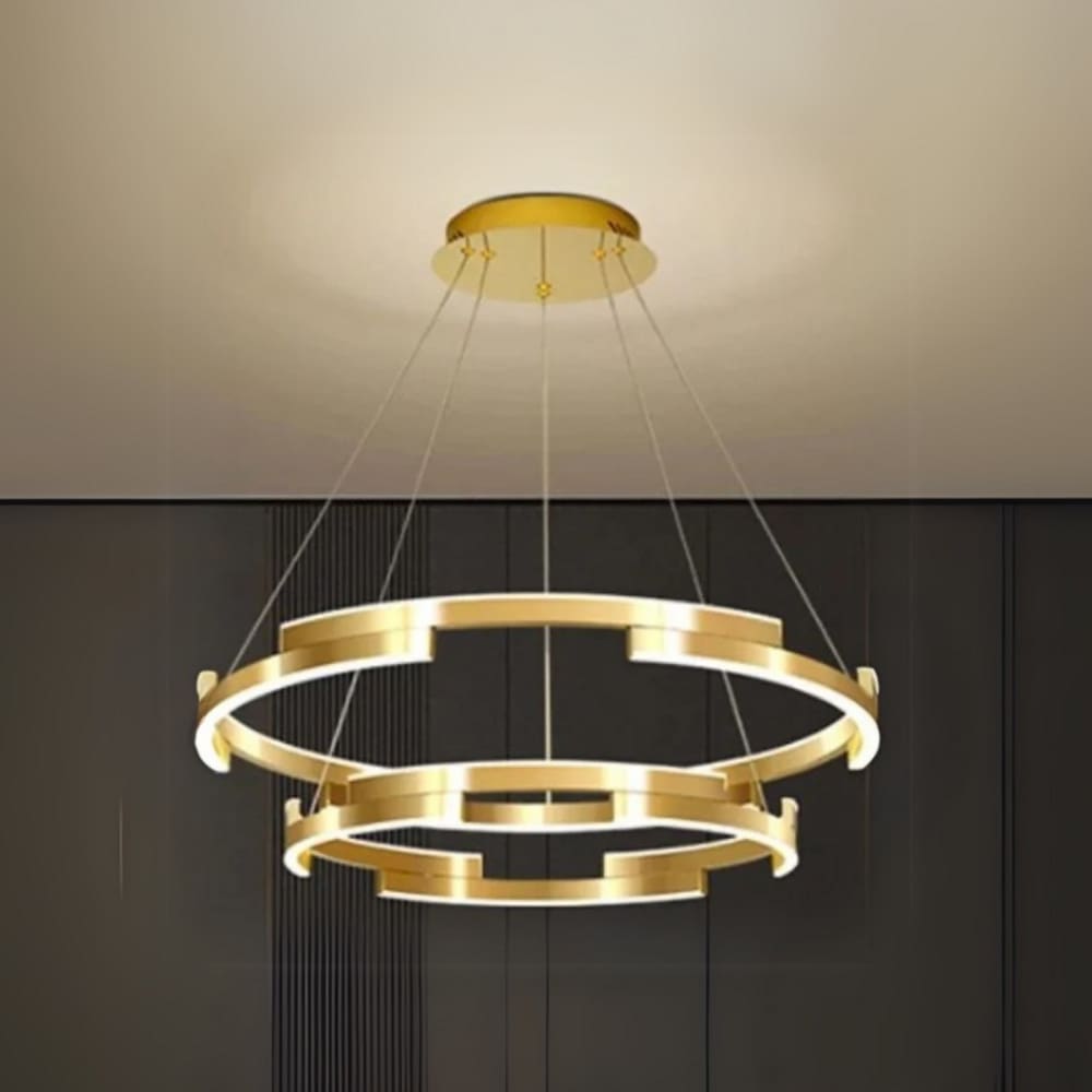 Pendente Coroa LED Dimerizável 860906/2 60W Bivolt Bronze
