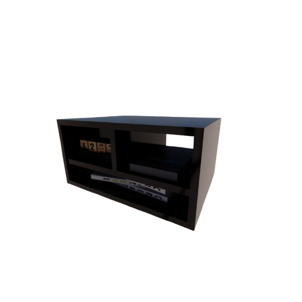 Suporte de Mesa Para Impressora Organizadora Escritório Preto Còd.814